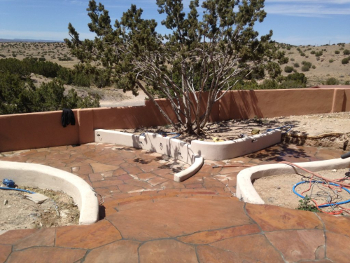 PATIO FLAGSTONE installation in Placitas, NM