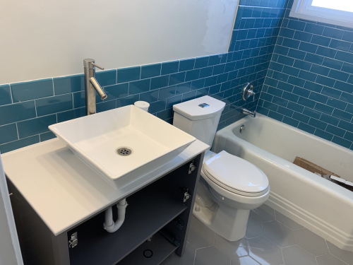 Tub Surround Tile Installation BATHROOM REMODELING