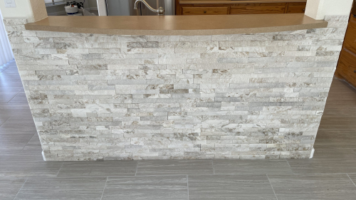 Stone Wall Accent installation in Albuquerque NM