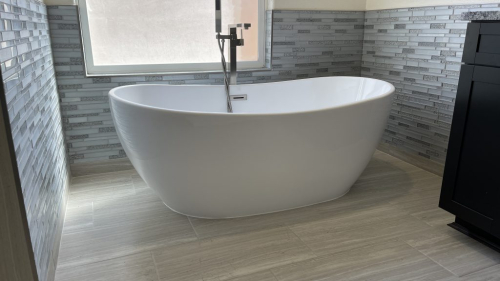 Tub Surround Tile Installation BATHROOM REMODELING