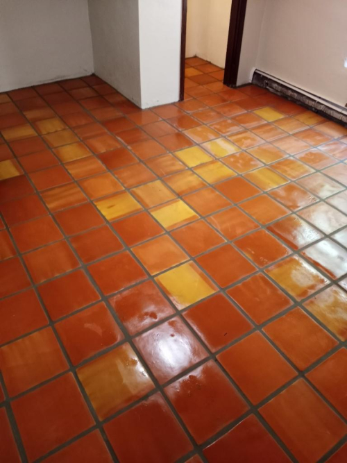 MEXICAN SALTILLO TILE installation in Placitas, NM