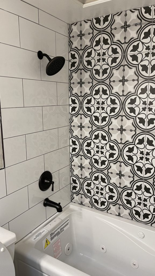 Tub Surround Tile Installation BATHROOM REMODELING