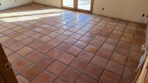 Mexican Saltillo Tile installation in Corrales, NM