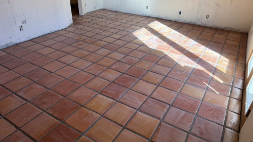 Mexican Saltillo Tile installation in Corrales, NM