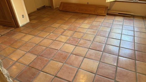 Mexican Saltillo Tile installation in Corrales, NM